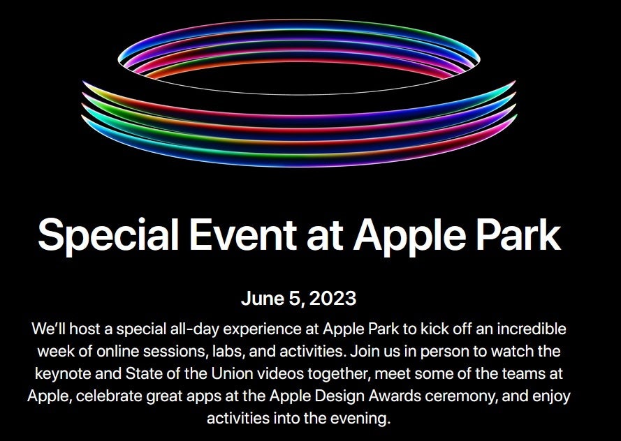 Apple announces that WWDC 2023 will take place on June 5th through June 9th - Apple to hold WWDC 2023 from June 5th through June 9th; Reality Pro, iOS 17 to be discussed