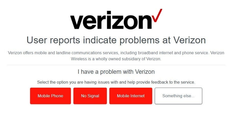 Verizon is experiencing an outage this morning - Verizon subscribers in major U.S. cities are unable to make/take phone calls (UPDATE)
