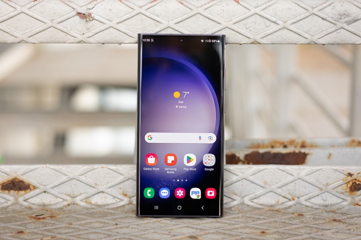 The S23 Ultra (pictured here) is selling better than the S23 and S23 Plus combined. - Samsung&#039;s Galaxy S23 family is a huge hit in most major global markets