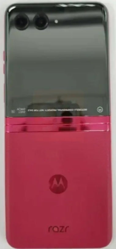 This is allegedly a live image of the new Razr - Filings reveal the two names of Motorola's next Razr and the battery capacity