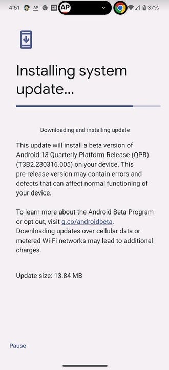 Google publie Android 13 QPR3 Beta 2.1 pour les modèles Pixel éligibles - La dernière mise à jour QPR3 Beta apporte "mises à jour du modem" aux modèles Pixel éligibles