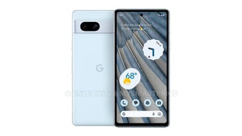 Leaked Pixel 7a images show off the splendid Arctic Blue variant