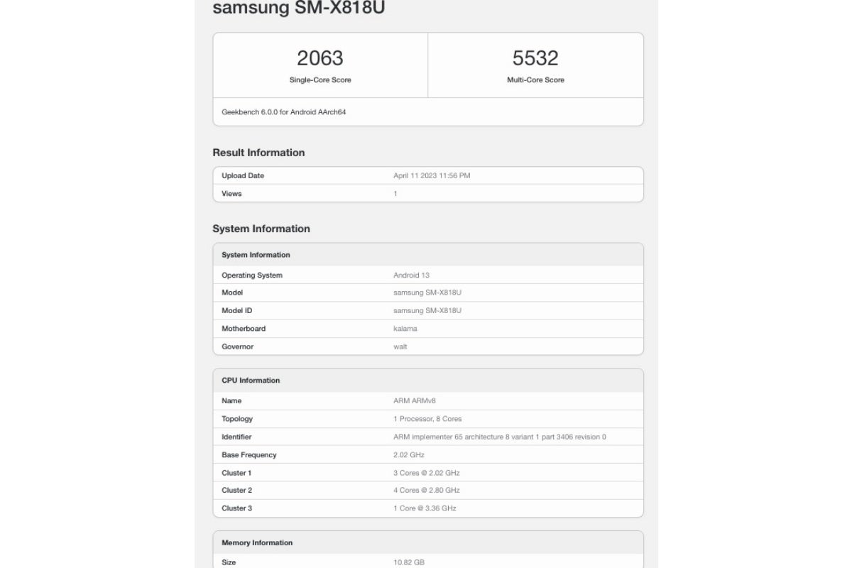 La Tab S9+ contiendra presque sûrement 12 Go de RAM et une puce ultra haut de gamme.  - Des informations plus précieuses sur les Galaxy Tab S9+ et Tab S9 Ultra de Samsung apparaissent avant la sortie