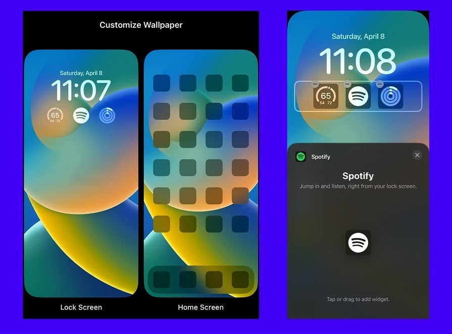 New Spotify lock screen widget for iPhone gives users one tap access to