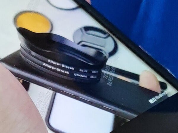Leaked photo shows screw-on filters on the Xiaomi