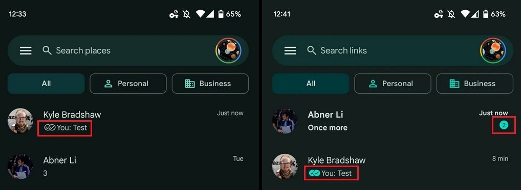 Google is moving read receipts to the conversation list and is adding an unread message count for each conversation. image credit 9to5Google - Google is testing two very useful features in its Messages app
