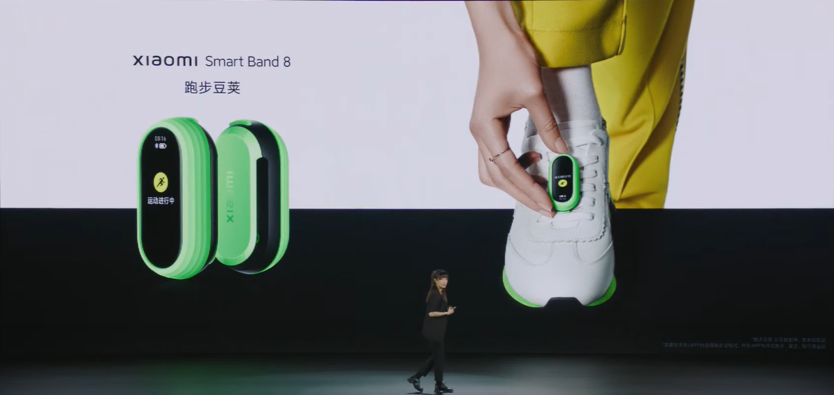 O Xiaomi Smart Band 8 irá acompanhar todos os seus movimentos, mas também torná-lo mais elegante