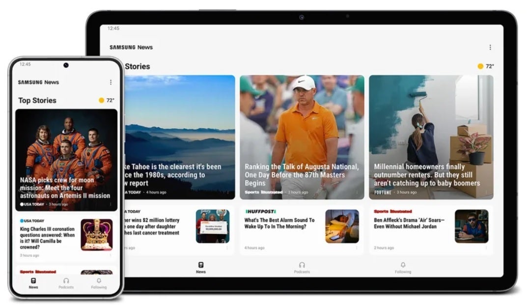 The Samsung News app is coming to U.S. Galaxy phones first - Samsung&#039;s News app is rolling out to U.S. Galaxy devices delivering the day&#039;s top stories and more
