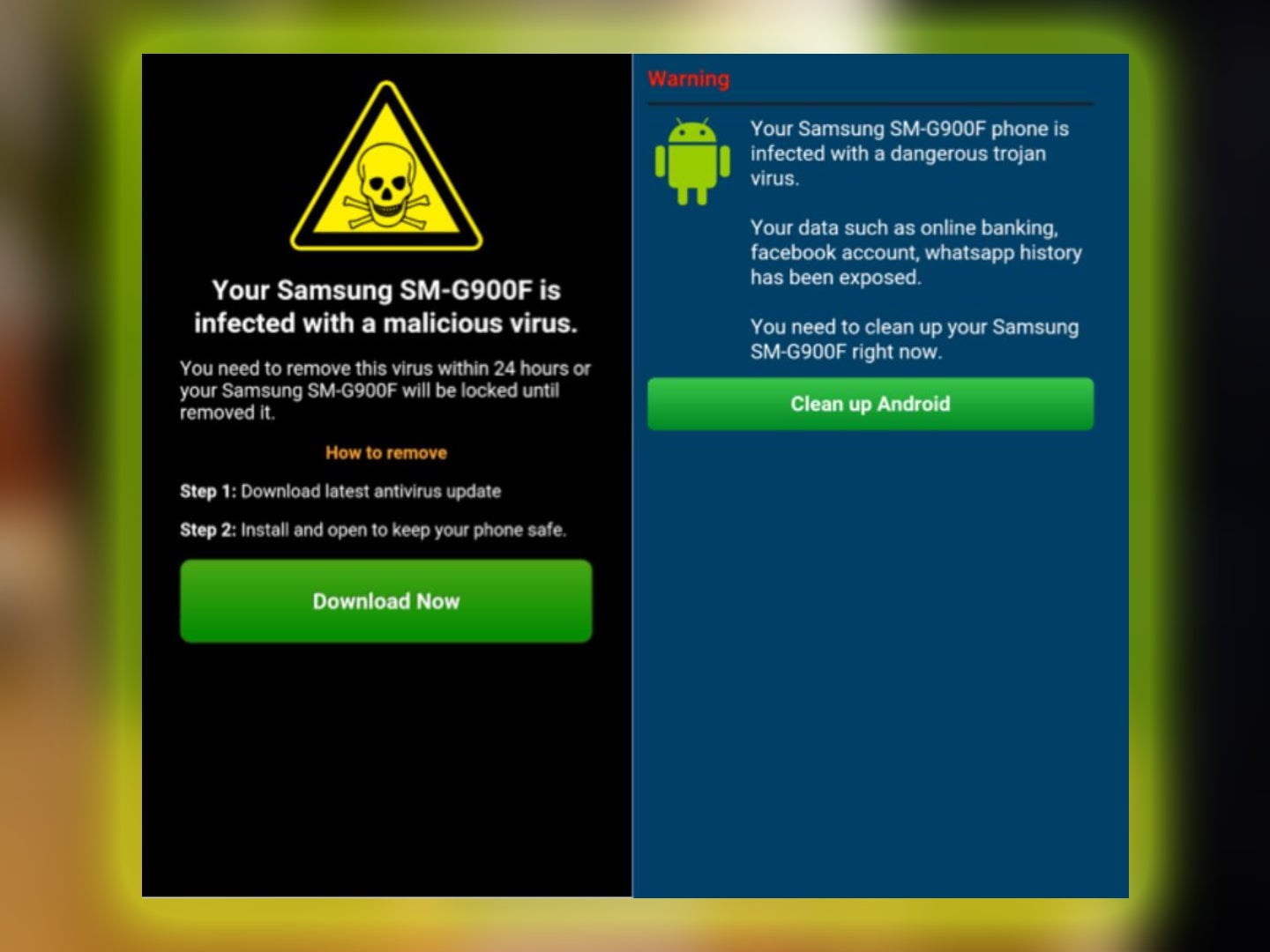 Messages like this have been around ever since Android surfaced and while their aesthetics have changed, the core message has remained the same. - Malware apps on Android? Do this to keep your phone safe