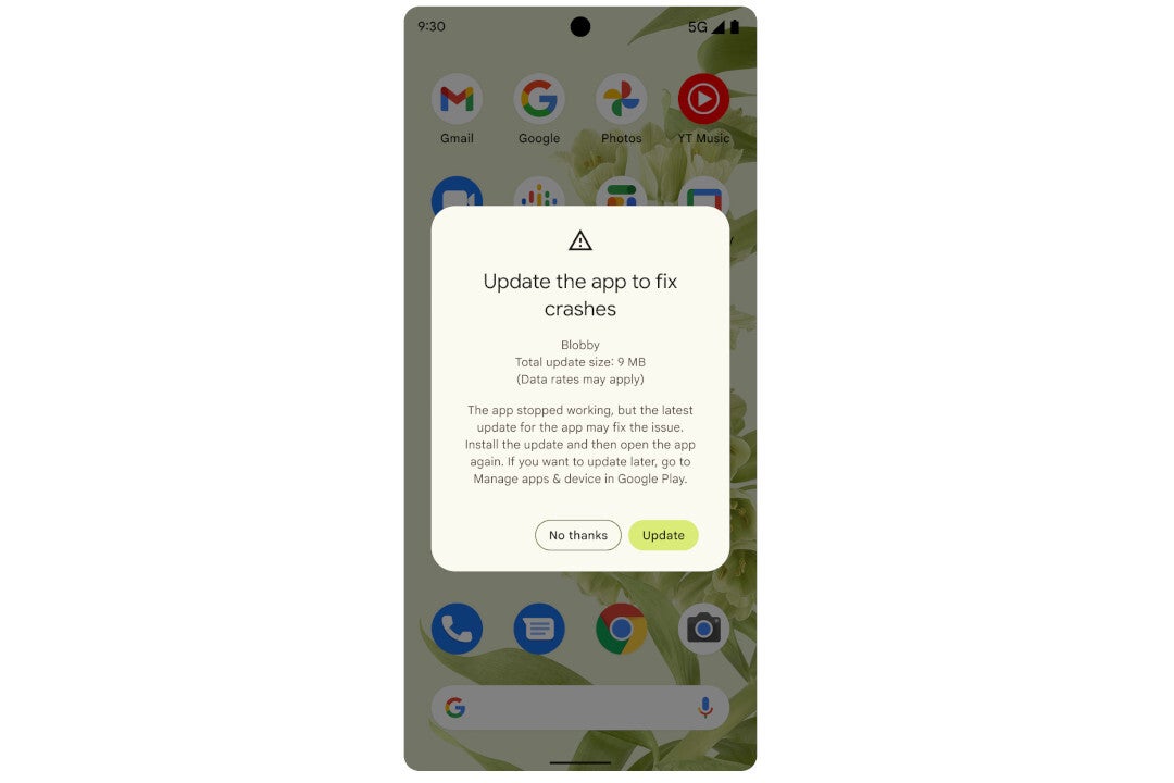 Google releases a new feature called Automatic Update Prompts to Android