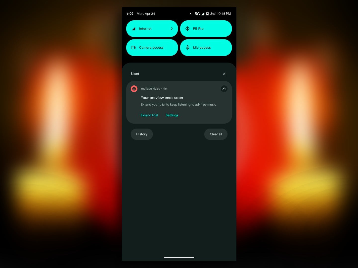 The spooky notifications itself, ladies and gentlemen! - YouTube Music sends an ominous notification that forebodes an unwanted change