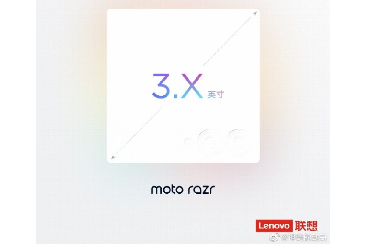 Cela peut ressembler à un teaser énigmatique, mais 3,5 est déjà le nombre exact gravé dans la pierre.  - Motorola confirme la taille de l'écran de couverture du Razr (2023) 