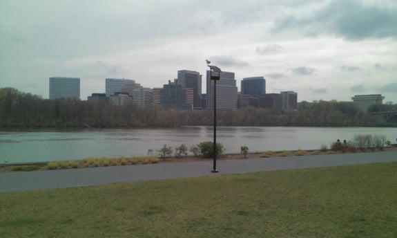 HTC Doubleshot sample photo of the Potomac river, dubbed &quot;HDR test toward Virginia&quot; - HTC Doubleshot could be the first dual-core QWERTY slider, coming to T-Mobile in July