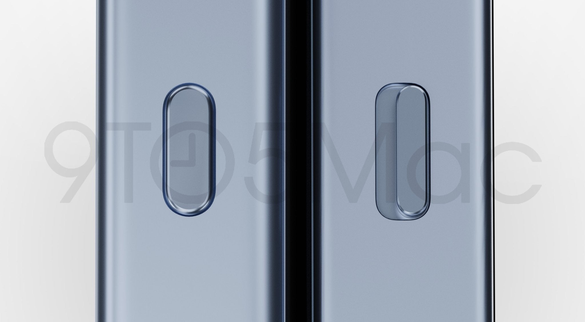 iPhone 15 Pro à gauche et iPhone 14 Pro à droite.  - Les nouveaux rendus CAO de l'iPhone 15 Pro et de l'iPhone 15 Ultra montrent les différences et la conception de l'appareil photo
