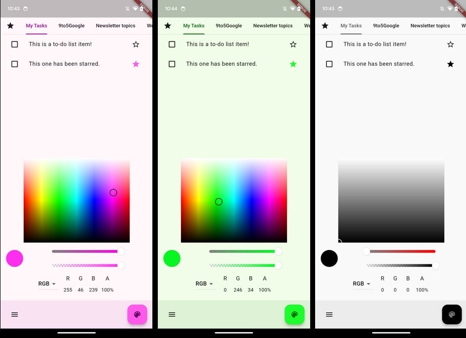The base color that Android takes from your wallpaper will show up in your apps. Image credit 9to5 Google - Video from the Google Design team teases bolder, more vibrant Material You colors in Android 14