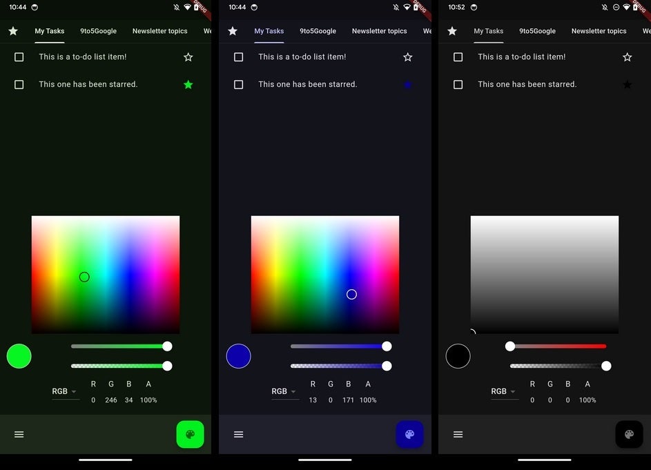 The new Material You feature will use your wallpaper&#039;s base color even in dark mode. Image credit 9to5Google - Video from the Google Design team teases bolder, more vibrant Material You colors in Android 14