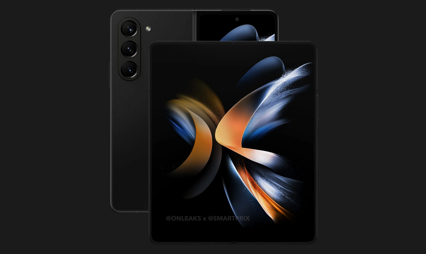 The Samsung Galaxy Z Fold, seen above in a new render, could be unveiled in late July - Check out the latest Galaxy Z Fold 5 renders