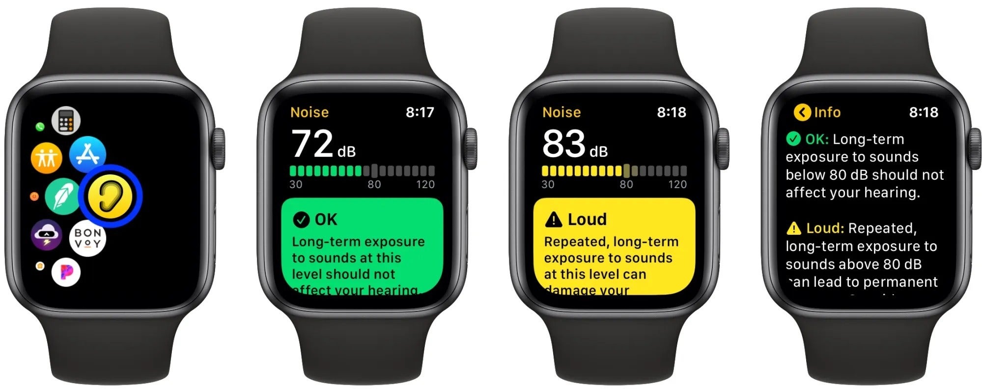 Apple Watch&#039;s loud noise alert. - Google&#039;s Pixel phones might get a new feature to protect your hearing