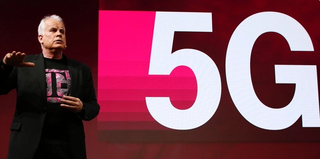 T-Mobile achieves speedy uplink data speed on a test using 5G carrier aggregation - T-Mobile test over its 5G standalone network achieves record setting uplink data speed
