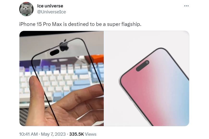 Image posted by leaker shows 'iPhone 15 Pro Max is destined to be a super flagship'