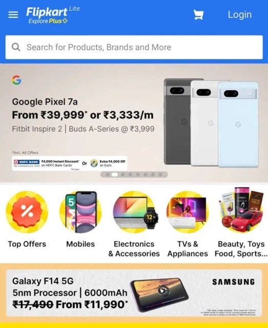 via 91mobiles - Google Pixel 7a Indian pricing leaks early via vendor offer banner