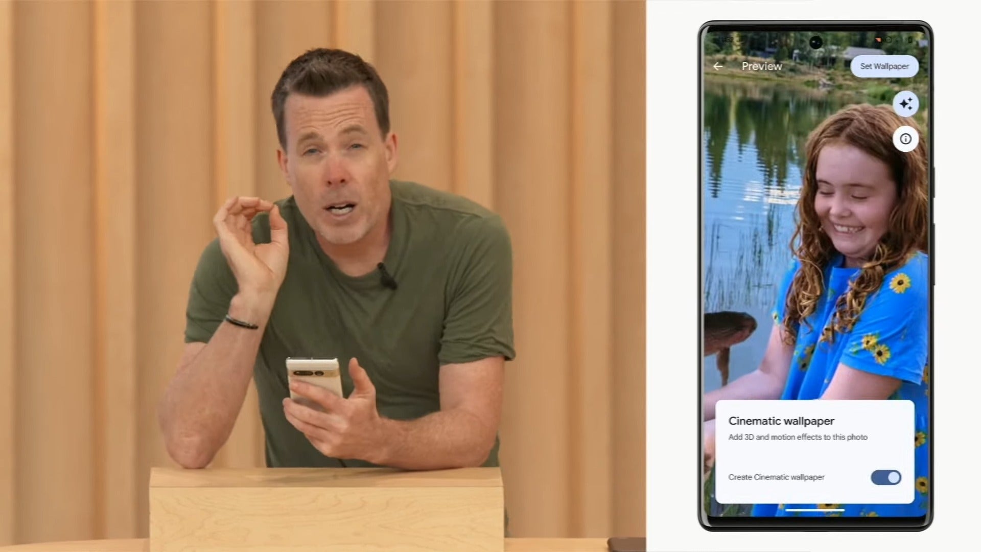 Google's Cinematic wallpapers will add a parallax 3D effect to your photos - Android scores some AI-powered personalization tools at Google I/O'23
