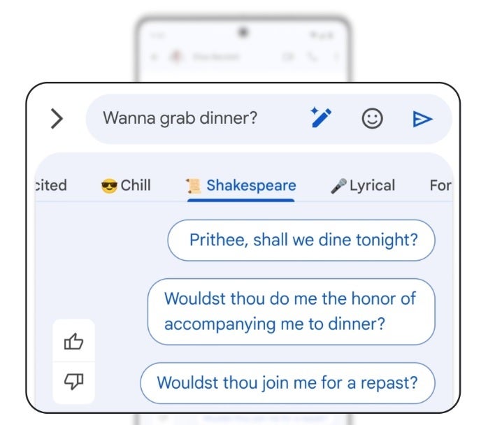 With Magic Compose you can have an AI written reply sound as though it was penned by Shakespeare - Google will have AI write your emails and reply to your incoming texts