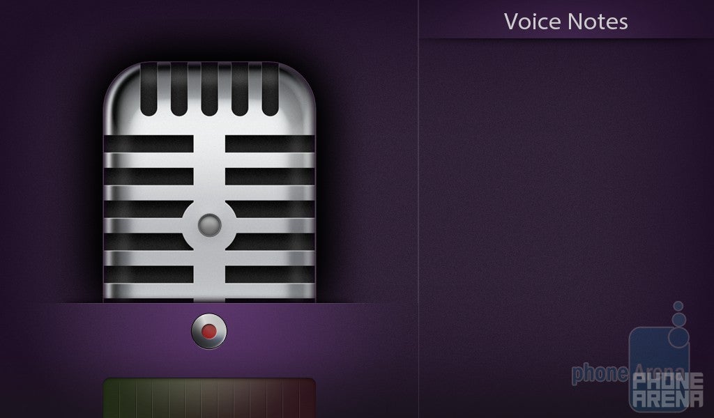 The Voice Notes app - BlackBerry PlayBook QNX Platform Walkthrough