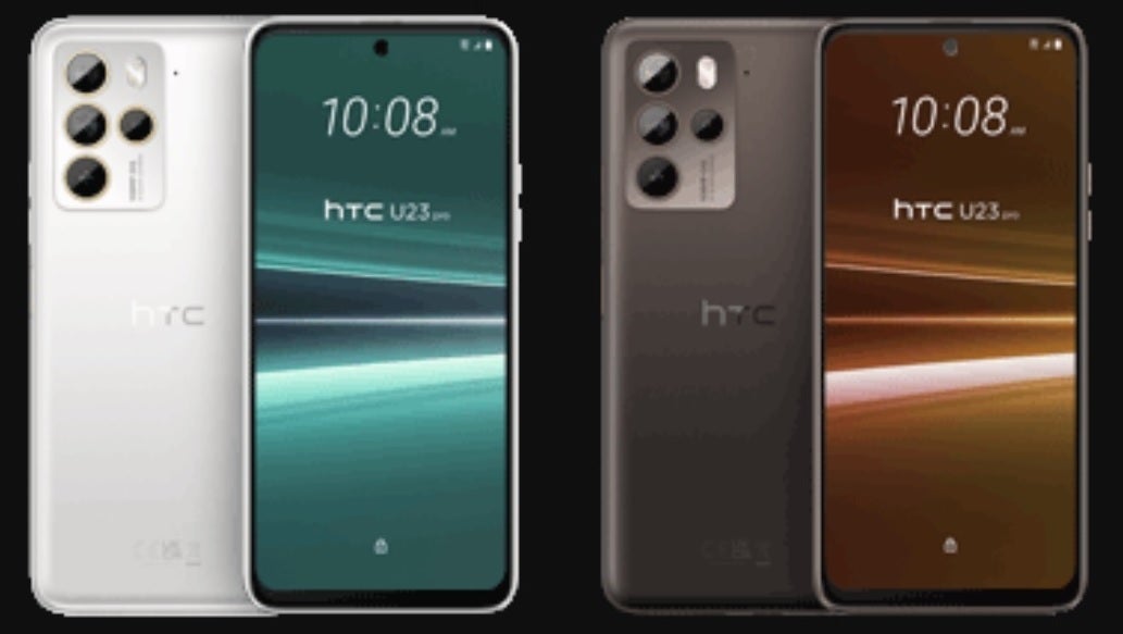 Appuyez sur les rendus du HTC U23 Pro.  Crédit d'image @evleaks - La presse du HTC U23 Pro rend la fuite