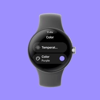Google Home app for Wear OS adds smart lights color and temperature changing controls and more