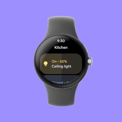 Google Home app for Wear OS adds smart lights color and temperature changing controls and more