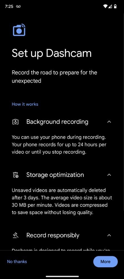 Google is working on making your Android phone into a dashcam