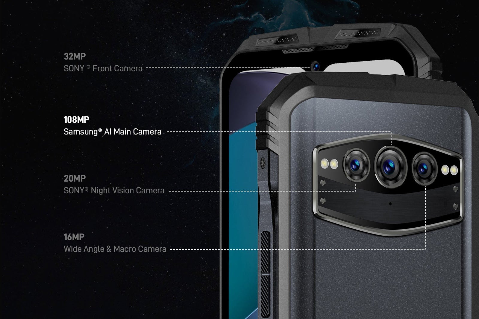 Rugged phone with night vision: meet Doogee V30T