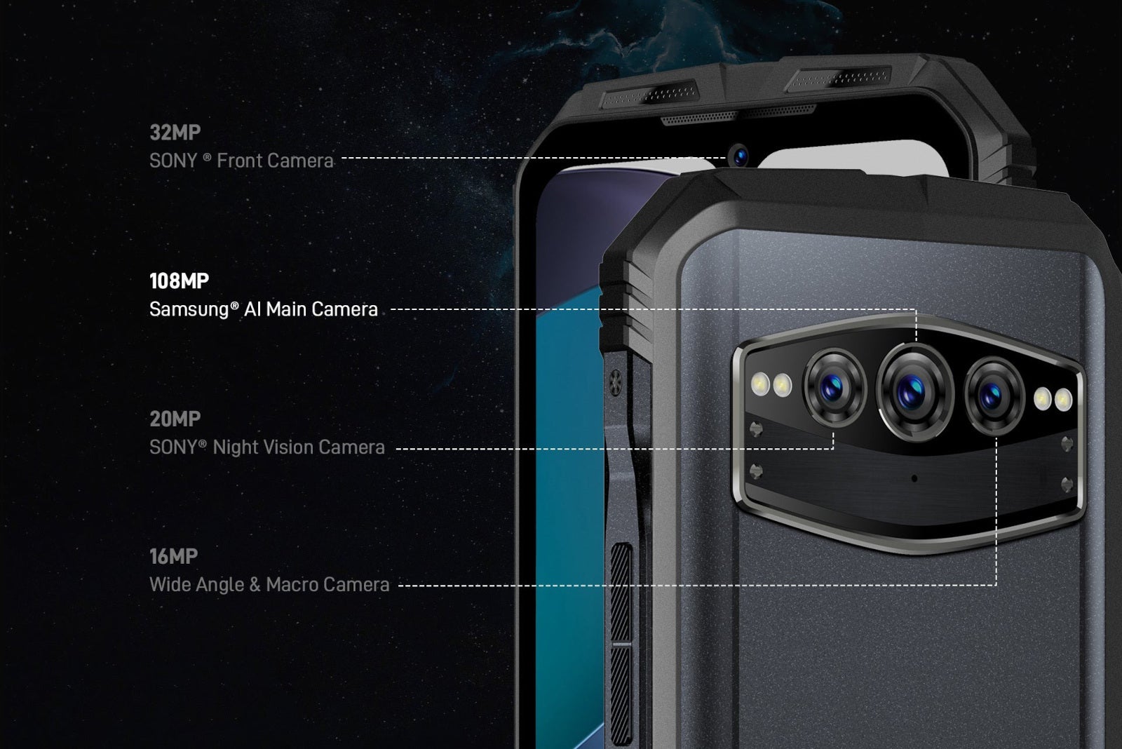 Rugged phone with night vision: meet Doogee V30T