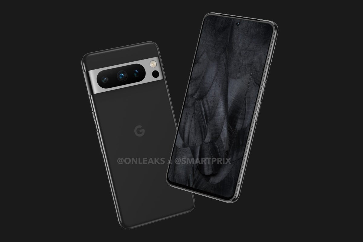 Le design du Pixel 8 Pro révélé aujourd'hui coïncide parfaitement avec ce qui avait été initialement divulgué en mars.  - La toute première vidéo pratique du Pixel 8 Pro révèle une nouvelle fonctionnalité surprenante