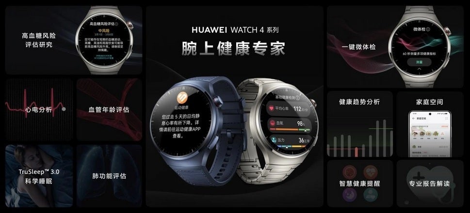 Les Huawei Watch 4 Et Watch 4 Pro Sortiront Le 30 Mai - La Série Huawei Watch 4 Prend En Charge Une Fonctionnalité Liée À La Santé Qui Est Importante Pour De Nombreux Diabétiques