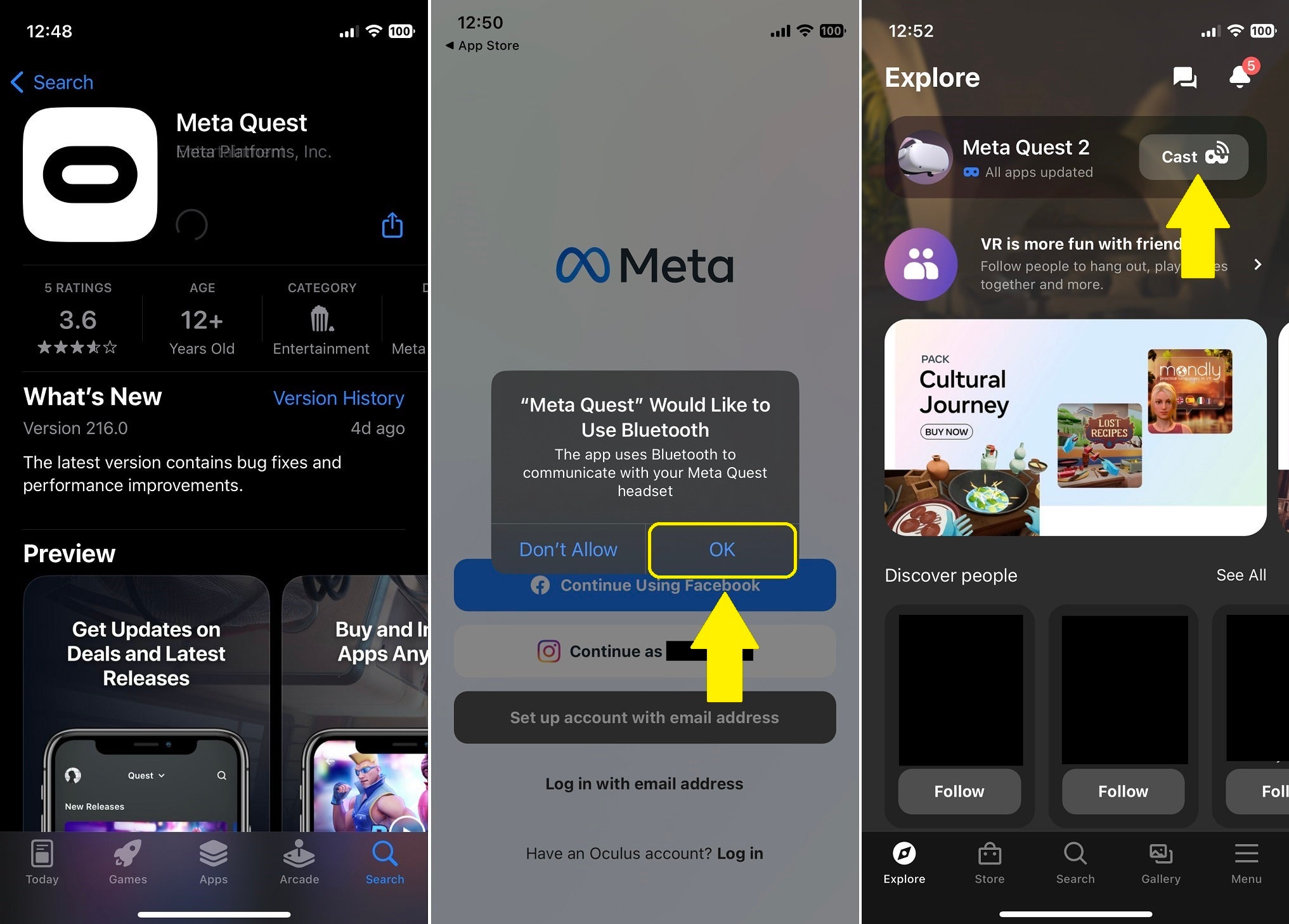 How to cast Meta Quest 2 to a smartphone, tablet, PC or TV Share the