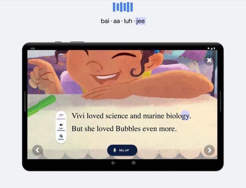 Reading practice is available now on selected children&#039;s ebooks in the Google Play Books app - Google announces new Android features including a trio of useful new widgets