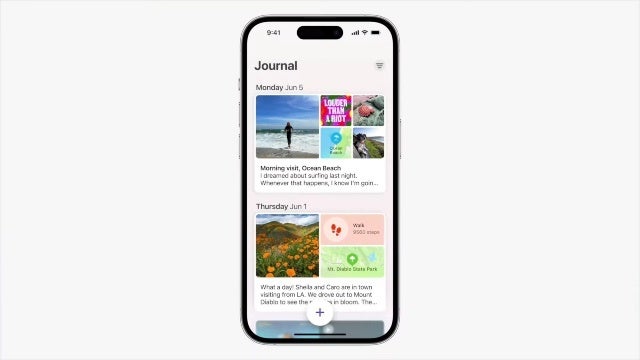 Apple introduces Journaling app for iOS