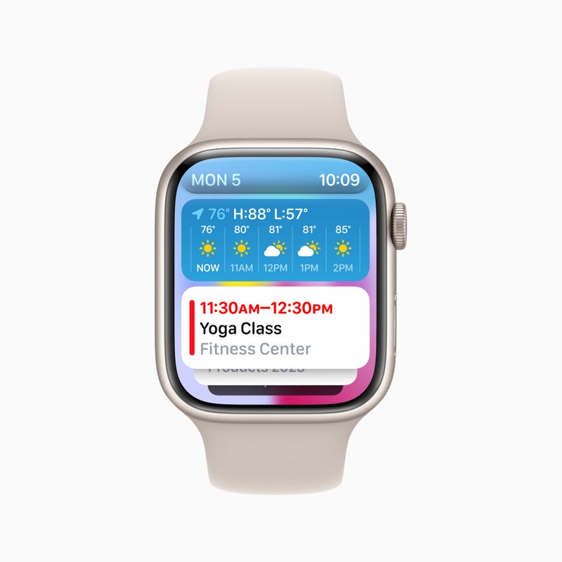 watchOS 10 scores widget support