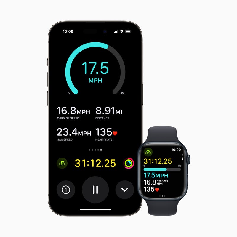 watchOS 10 will turn your iPhone into a cycling computer