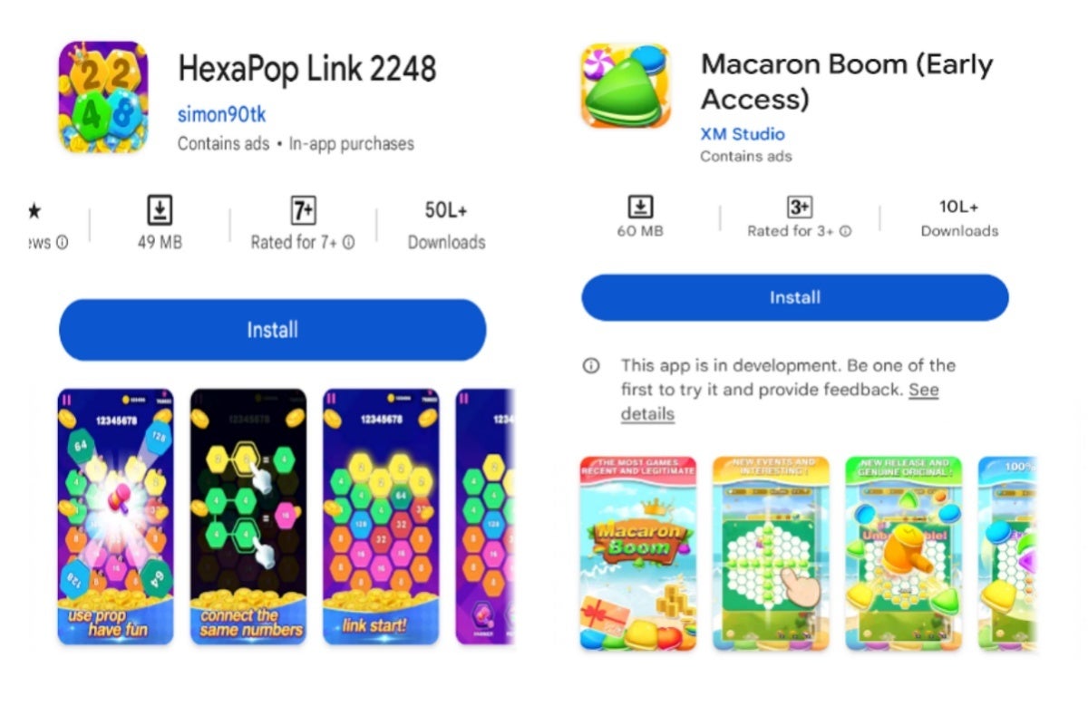 These are two of the most popular new Android apps found to be spying on their unsuspecting users. - Take matters into your own hands and delete these malicious new Android apps before Google