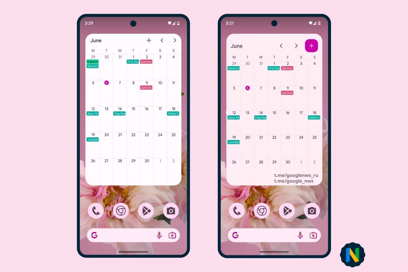 Google Calendar will reportedly introduce new Material You widgets