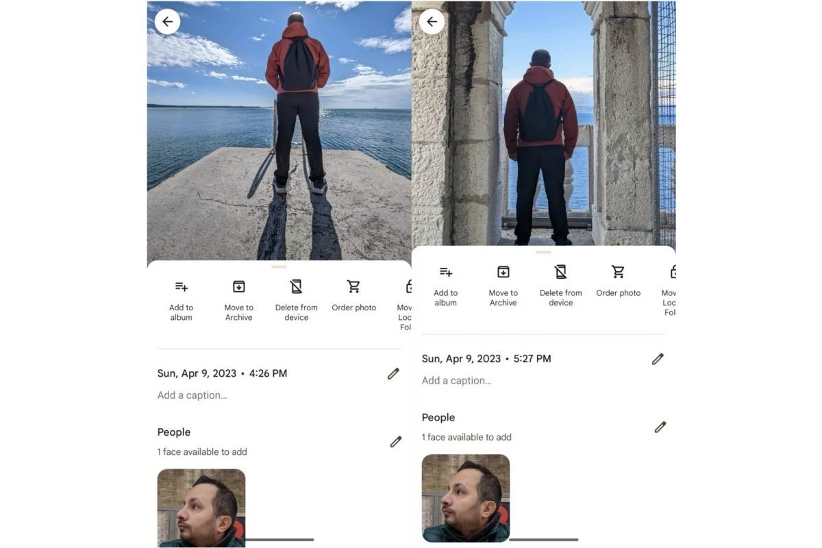 Google Photos can now recognize your face (sometimes) even when it's not actually visible