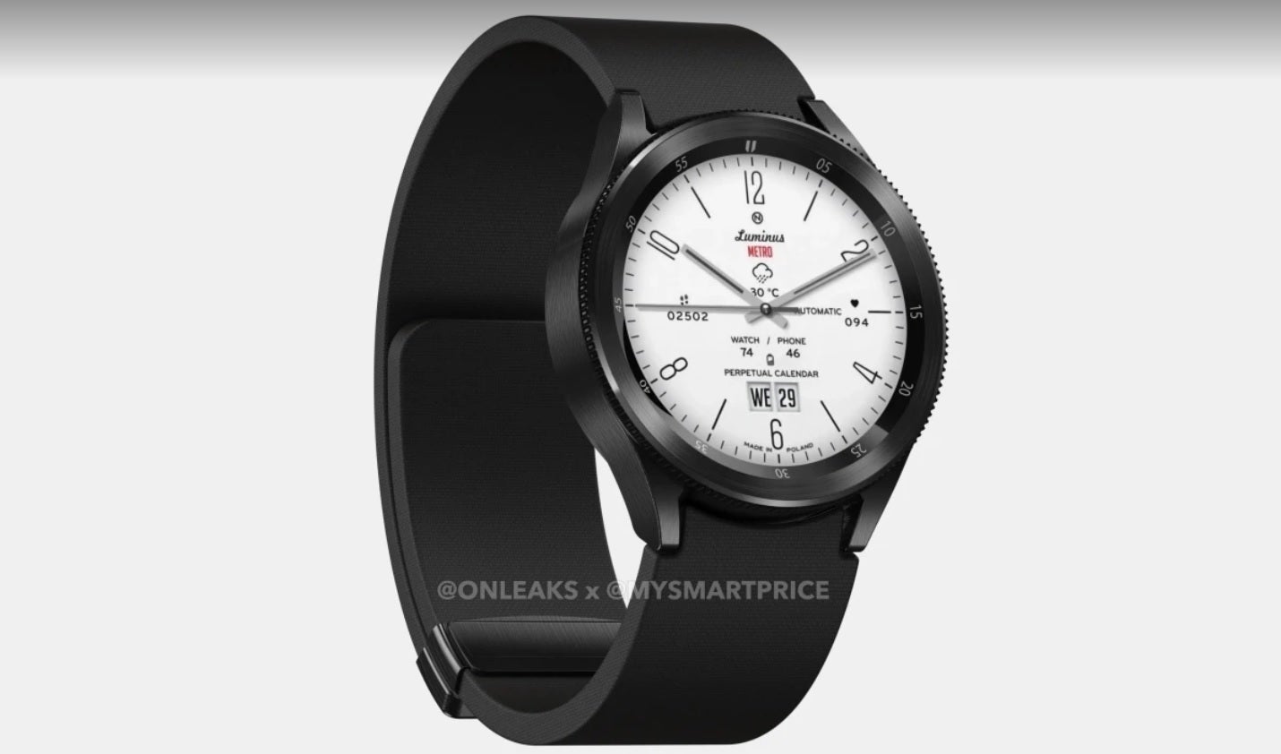 Rendu De La Samsung Galaxy Watch 6 - La Prochaine Galaxy Watch Premium De Samsung Se Rapproche Maintenant De Sa Sortie Aux États-Unis