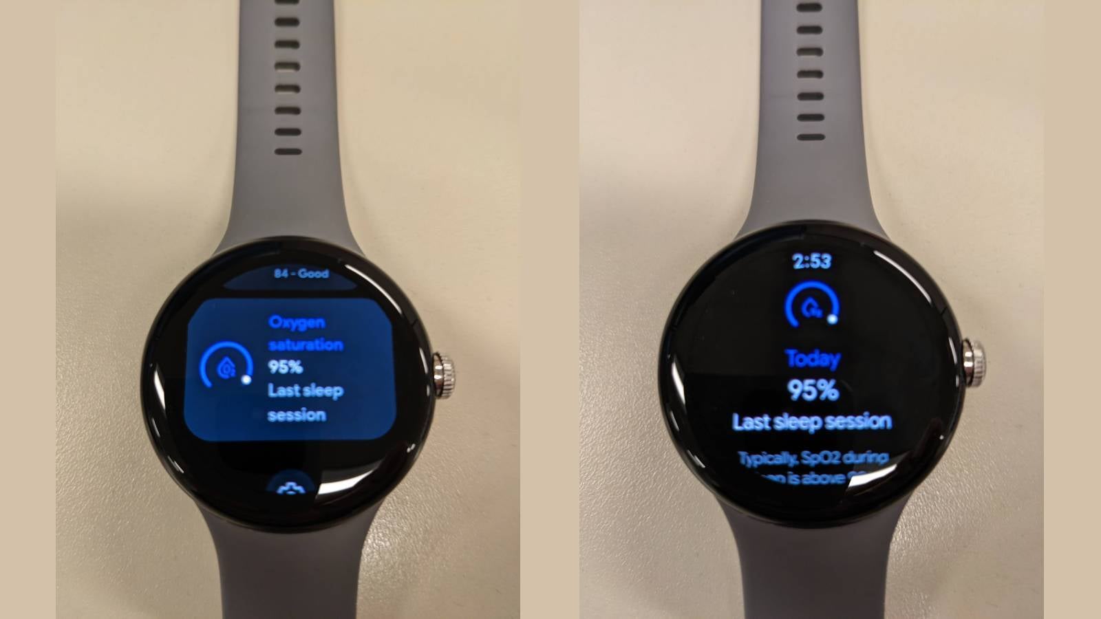 Le capteur d'oxygène sanguin de la Pixel Watch est enfin utilisé à bon escient - Les utilisateurs de Pixel Watch sont soulagés de trouver une fonctionnalité vitale qui n'était pas là au lancement