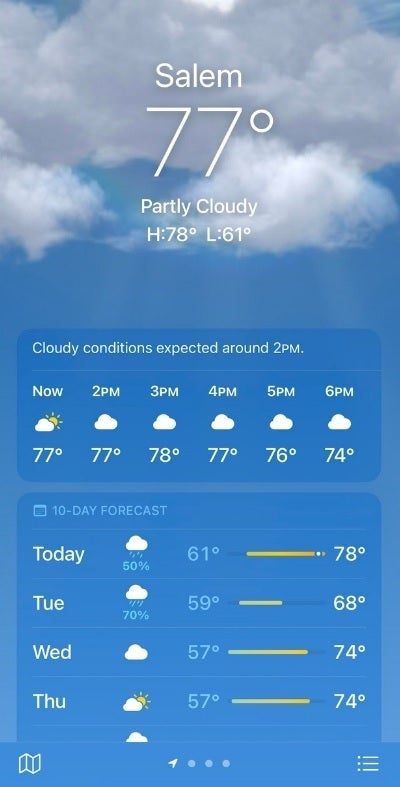 Some iPhone users are complaining about seeing inaccurate data on the Weather app after installing iOS 16.5 - Apple soon will release iOS 16.5.1 to fix battery draining issue, Wi-Fi disconnections and more