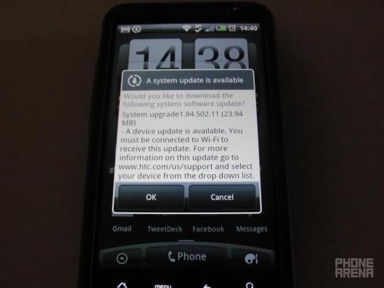 Both the Motorola ATRIX 4G and the HTC Inspire 4G (pictured above) will soon receive an upgrade from AT&amp;amp;T that will turn on each handsets&#039; HSUPA radio - Motorola ATRIX 4G and HTC Inspire 4G both receive an AT&amp;T upgrade that turns on their HSUPA radios