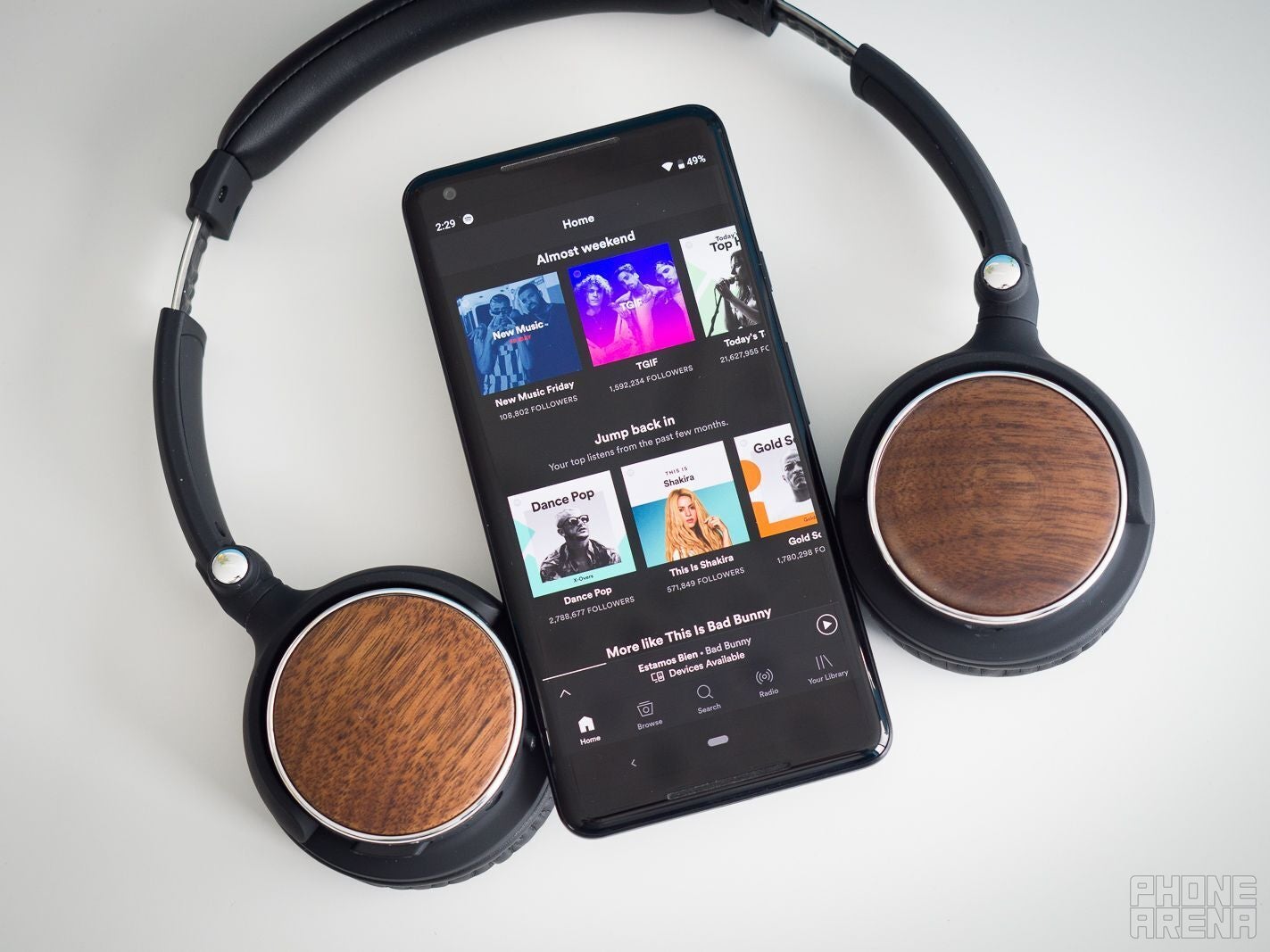 That&#039;s right, kids, Spotify was around way back when most of us were using over-ear headphones too! - Spotify owes a $5.4 million fine to the EU. Can you guess what for?
