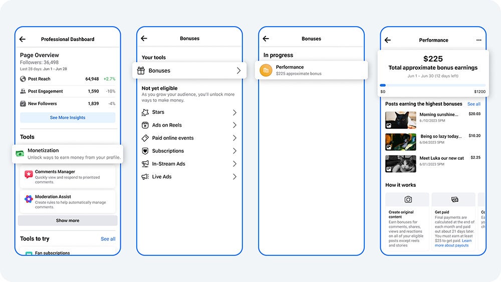 Image Credit–Facebook - Facebook updates enhance reels creation, audience growth, and content monetizing
